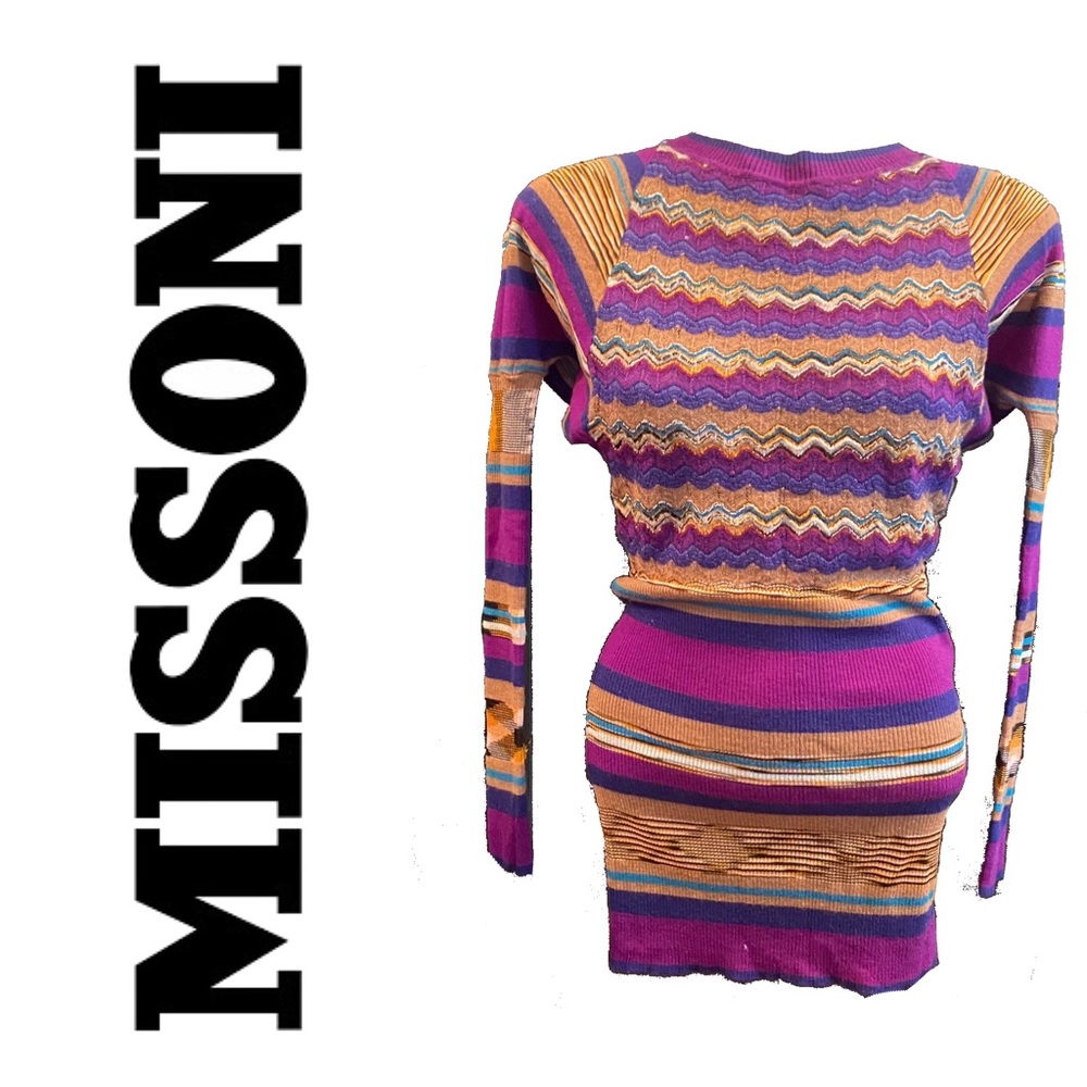 MISSONI vintage beautiful chevron sweater
